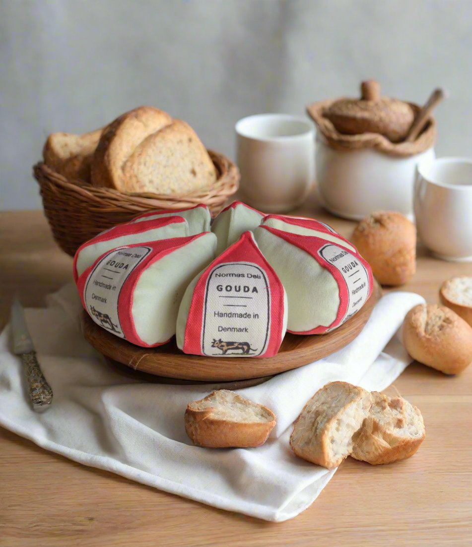 Gouda Cheese Play Food Fabric Toy