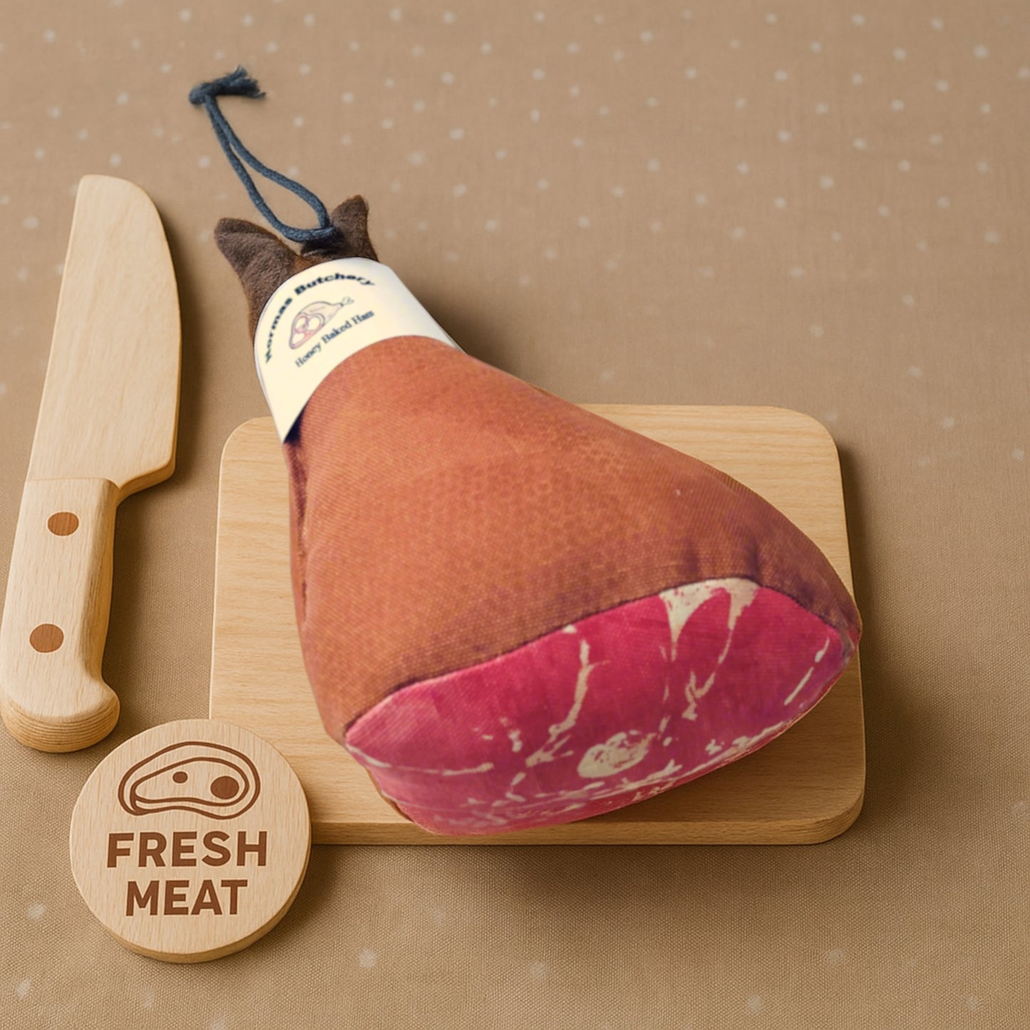 Honey Baked Ham – Soft Pretend Food Toy