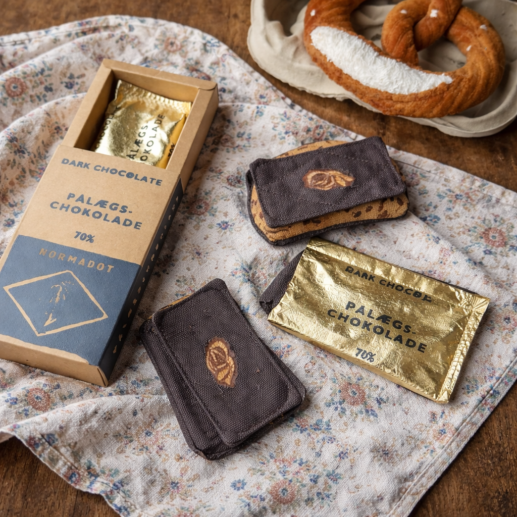 Pack of 4 Dark Chocolate Slices – Pålægschokolade