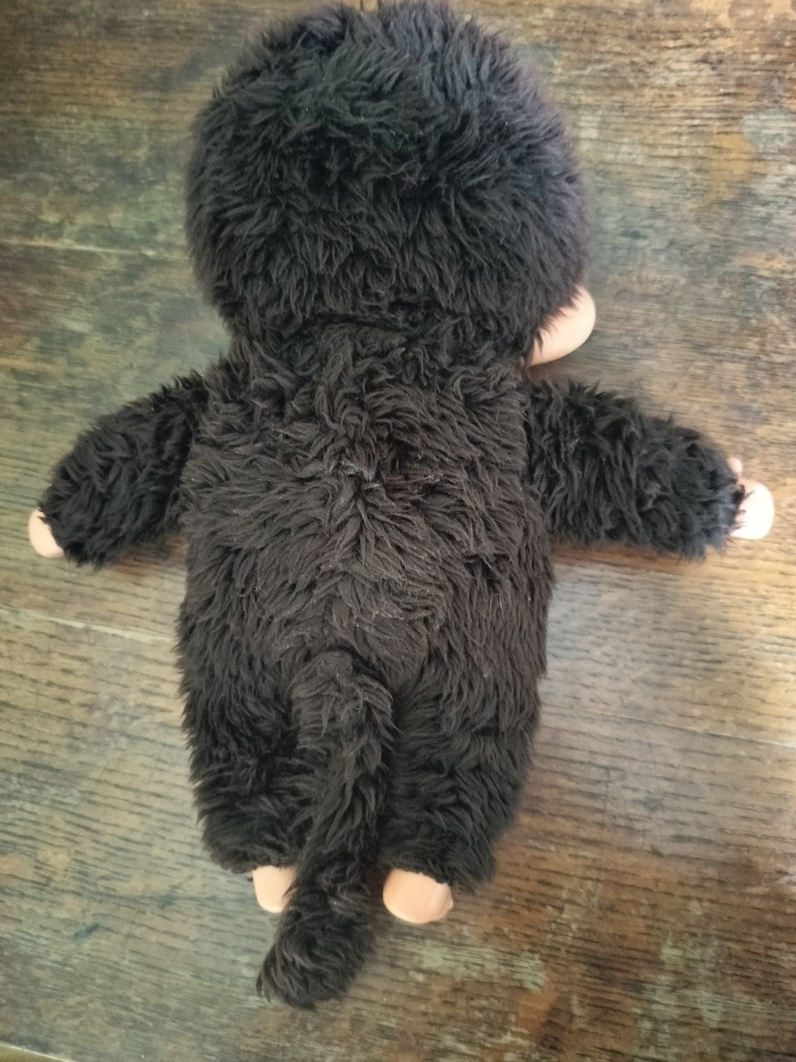 Vintage Monchhichi Doll with Sleepy Eyes & Knitted Wardrobe  - 32cm
