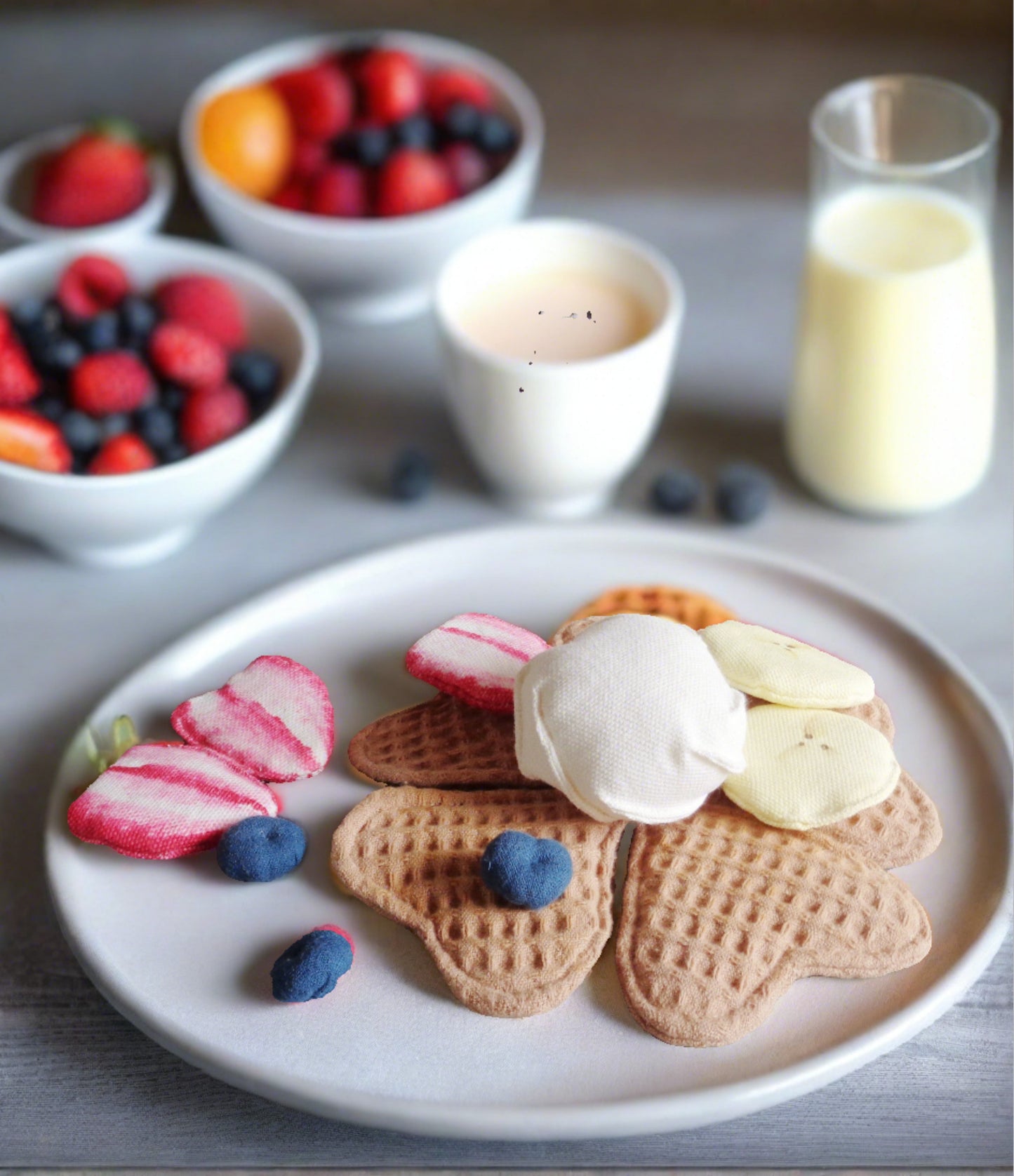 Waffles and Fruit