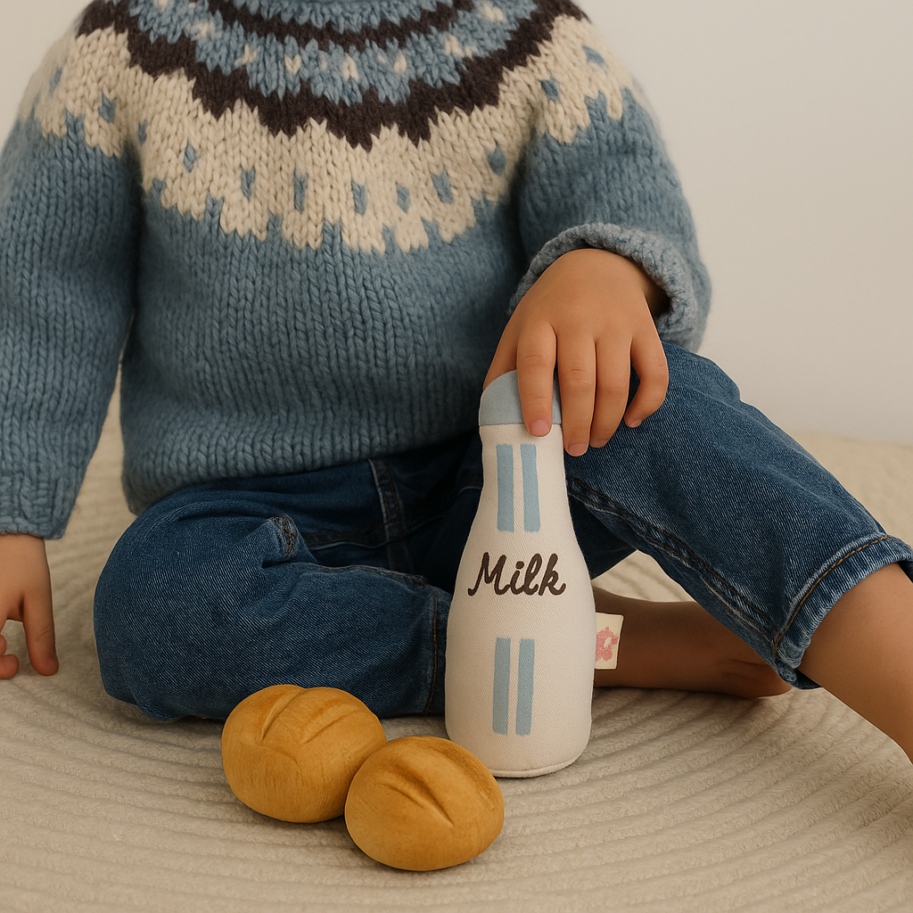 Handmade Milk Bottle Soft Toy