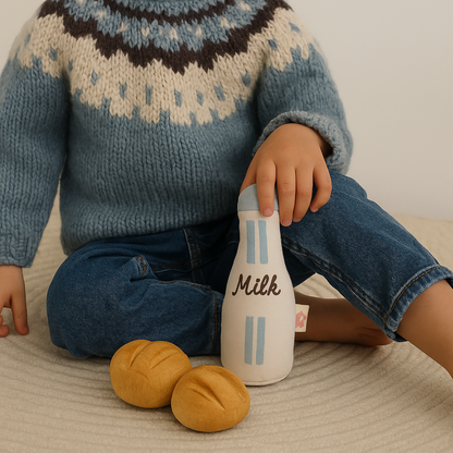 Handmade Milk Bottle Soft Toy