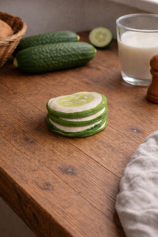 3-PackPlush Cucumber Slices