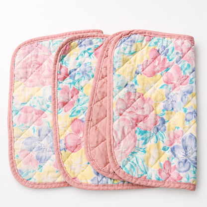 Vintage Quilted Placemats – Set of 3