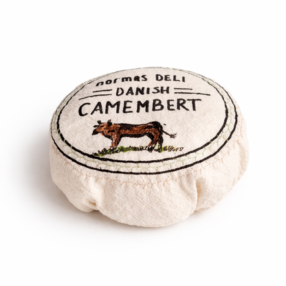 Embroidered Camembert Cheese Toy  - 3 piece