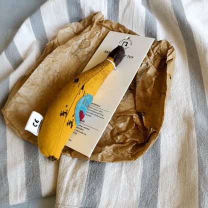 Handmade Banana  – Cotton Canvas Play Toy