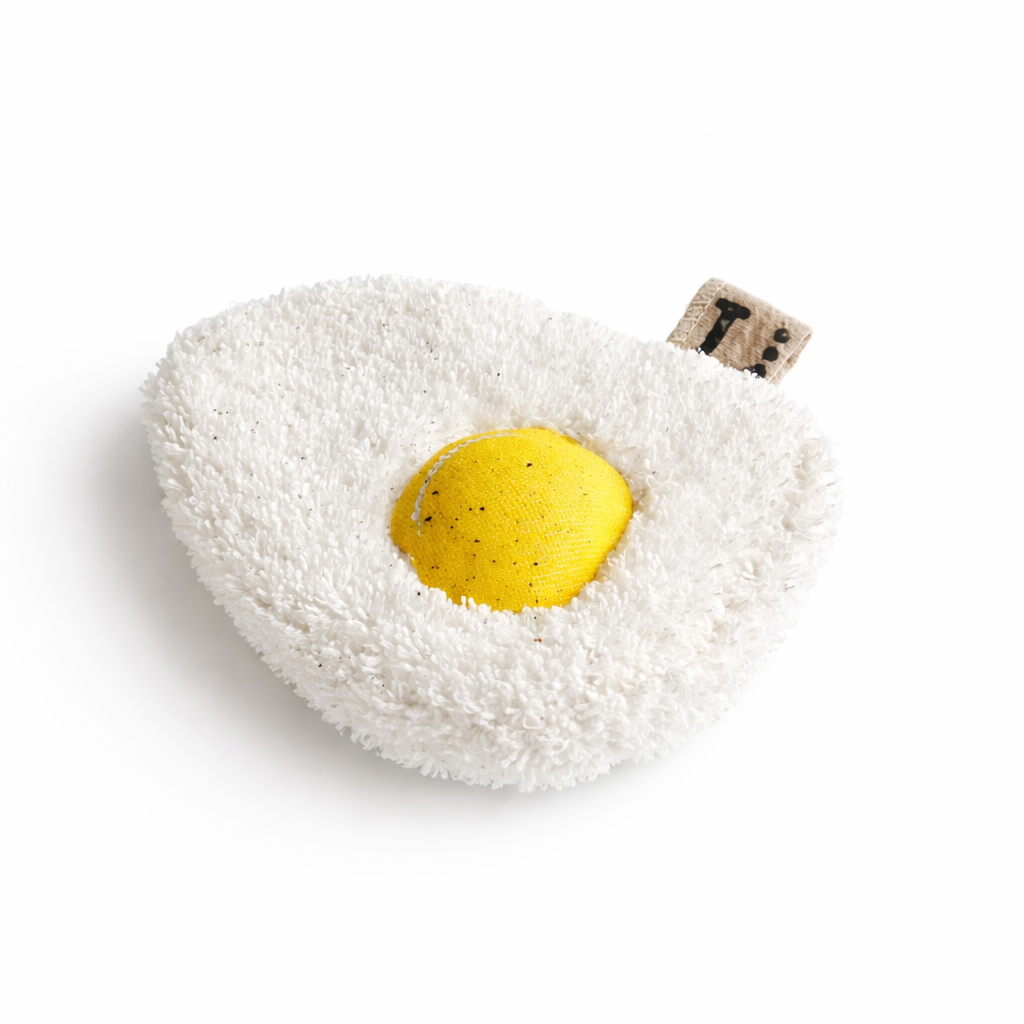 Plush Fried Egg  with pebber sprinkle