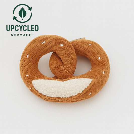 Pretzel Plush Toy – Handmade Velvet Pretzel