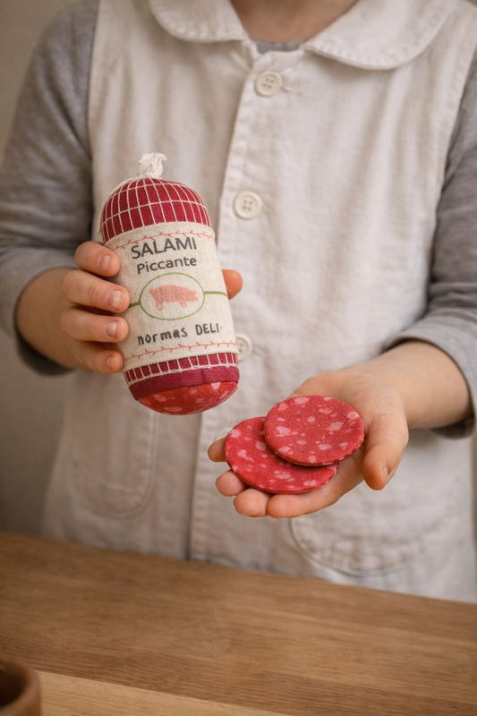 Salami Piccante Play Set – Handprinted Canvas