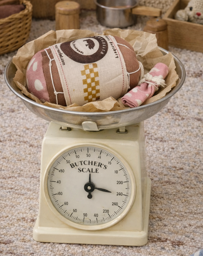 Handmade Mortadella Toy with Slice