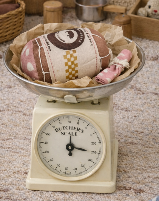 Handmade Mortadella Toy with Slice