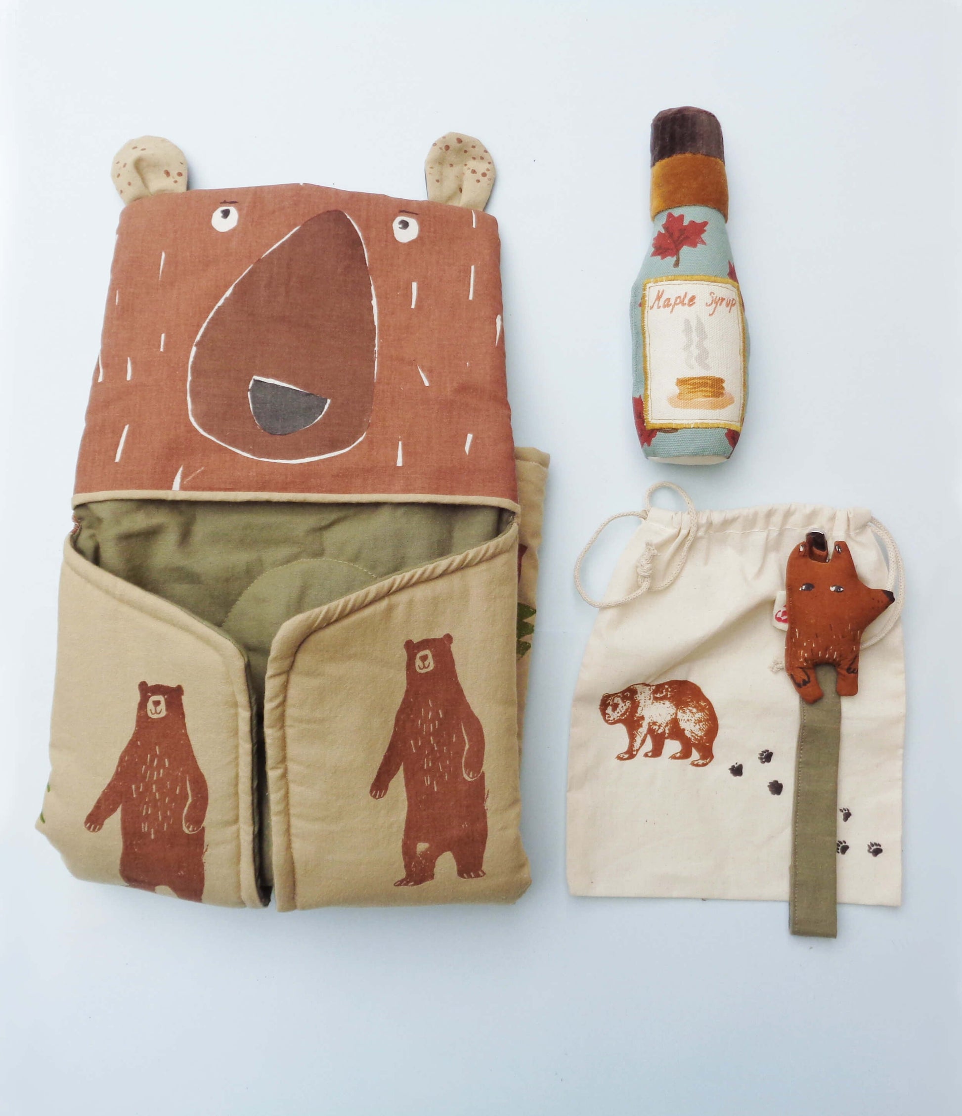 Baby gift set bear print