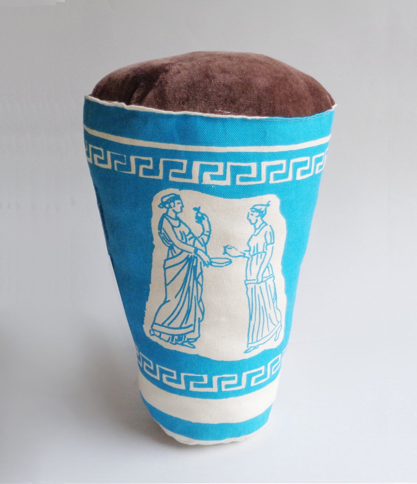 Cushion set -  New york greek coffee cup & Pretzel