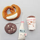 Rattle - Milk bottle and cookie